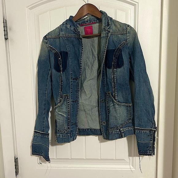 Distressed Denim Jacket from Italy - Picture 2 of 3